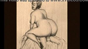 Vintage Erotic Drawings Showcase Antique Retro Styles