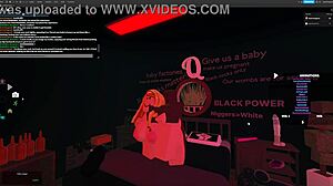 Blonde bitch takes monster cock for rough big black cock quickie in intense session