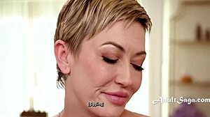 i bet this blonde milf's oiled nuru massage with riding and cowgirl will win the competitive showdown against jay romero