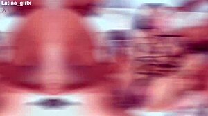 Bound rousse takes black cocks in dap bondage with rough anal no mercy and piss