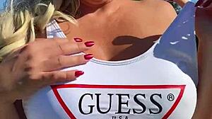 lenushka doll teases with her big tits in this compilation