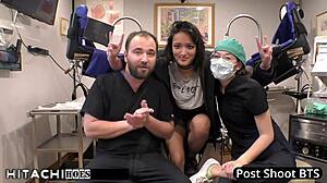 Human Guinea Pig Experiences Mandatory Hitachi Orgasms From Nurse In Close-Up Asian Toy Play