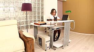 american secretary jada stevens gets anal in europe