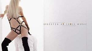 Hot Blonde Enjoys Deep Romantic Anal with Blindfolded Lover