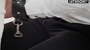 Hot Blonde Enjoys Deep Romantic Anal with Blindfolded Lover