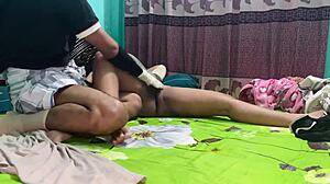 Bangla newly married wife, do you want first night sex with riding and creampie in shaved pussy?