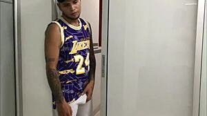 Wow! Found my stepsister exercising and couldn't resist touching her big tits and ass in full story!