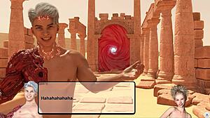 Lets play absurd temptation demo with shaved blonde small tits