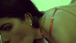 horny guy licks my pussy, gives me handjob, rides me cowgirl, fucks doggystyle, and makes me orgasm with blowjob in bed