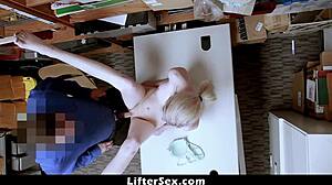 Small Tits Shoplifter Lexi Lore Is Fucked By Officer As A Punishment For Stealing - Liftersex