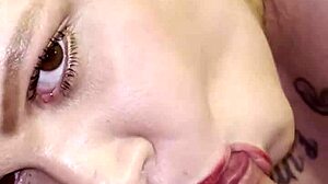 Dj Brisa Sucks Cock Until Gagging on Bed