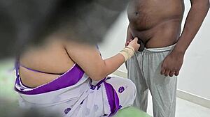 Handjob action from Telugu maid Sushmita on that cock during massage!