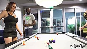 Sara Jay's interracial blowjob with deepthroat and cowgirl riding! 🔥🍑