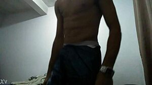 Young guy with thick cock surprises in teen big monster action