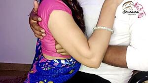 Indian Maid Lured With Salary Increase for Intimate Close-Up Encounter in Bent Over Doggystyle Position