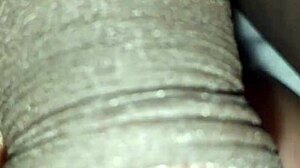 Why does this man play with his huge black monster cock in close-up view?