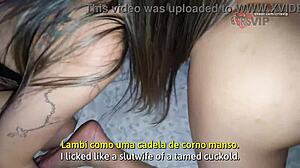 Oh man, this is my first double penetration trailer... getting wrecked right in front of my cuckold hubby Cristina Almeida.