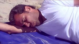 fucking slutty brunette in high heels with deepthroat blowjob and facial cumshot