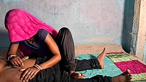 desi bhabhi in black salwar and tshirt gets interracial anal pounding from teacher outdoors