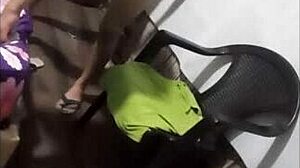 my wife left a camera running and caught this stranger pounding her doggystyle rough