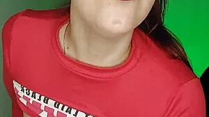 latina amateur slut with huge ass in leggings discovers boyfriend jerking to twin sister then joins for threesome anal toy play