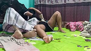 Bangla newly married wife, do you want first night sex with riding and creampie in shaved pussy?