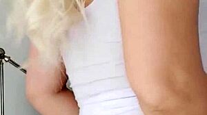 Twerk compilation alert - huge buttocks riding dildo, wet masturbation with Blondie Fesser, plus blowjobs and slaps in lingerie.