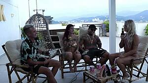 Compilados Do Casal Kobra No Bora Cast With Bruna Carlos - Parte 2 On Sheer Red