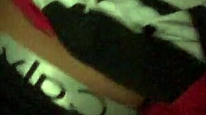 an old mature amateur guy with big monster cock masturbates solo outdoors in supermarket parking lot car