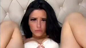 Slutty American exchange student, you think fingering yourself to squirting orgasm on webcam is hot?