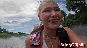 Hot blonde teen Harley King fucked on jet ski