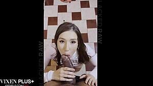 Naughty Gym Hottie Lisa Belys Gets Bbc Workout Creampie