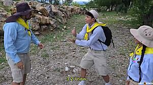 Camping Adventure Exploring Emma Anturin's Tight Vagina in Cosplay