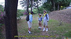 Camping Adventure Exploring Emma Anturin's Tight Vagina in Cosplay