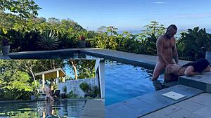 Outdoors Anal And Blowjob In Costa Rica Explodes With Intensity!
