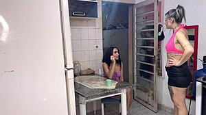 The gossipy curious neighbor came asking for sugar at midnight to get pounded and licked hard she says my husband hasn't fucked me in a long time