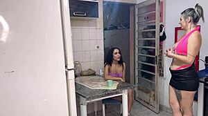 The gossipy curious neighbor came asking for sugar at midnight to get pounded and licked hard she says my husband hasn't fucked me in a long time