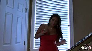 Oh man, I just love fuckin' my sex toys like this... big tits bouncin' everywhere, squirting all over!!