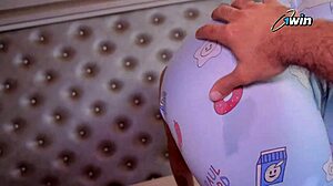 Discovering Blindfolded Stepsister Leads to Intense Colombian Teen Ass Fucking in POV