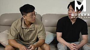 modelmedia shares the family secret with big tits asian milf in doggystyle threesome and cuckold riding