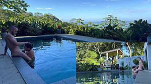 Outdoors Anal And Blowjob In Costa Rica Explodes With Intensity!