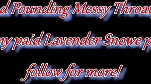 Fuck My Cheating Face! Caked Up Goth Slut Gets Pussy Squirting Orgasm in Rough Head Pounding Facefuck.