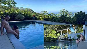 Outdoors Anal And Blowjob In Costa Rica Explodes With Intensity!