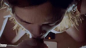 Why does my beautiful cheating wife suck friend's cock and swallow every cum drop?