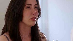 Pregnant Casey Calvert faces rough gangbang after cheating in intense cinema drama