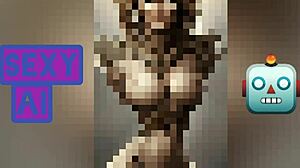 jennifer lopez has those huge tits and ass with a perfect body in this ai art tribute