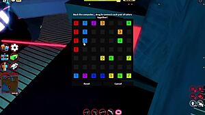 Cop performs blowjob in roblox jailbreak gameplay with big tits milf anal creampie and titty fuck by police bitch.