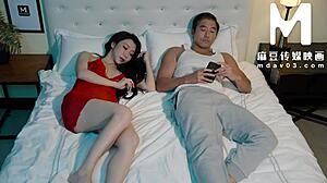 modelmedia shares the family secret with big tits asian milf in doggystyle threesome and cuckold riding