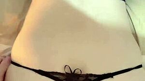 skinny asian wife with big ass and tattoos enjoys homemade pov in dorm bath with roommate