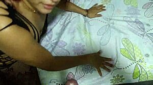 Fucking My Wife's Pussy in Sexy Bodystocking She Used with Lover for Rough Homemade Creampie